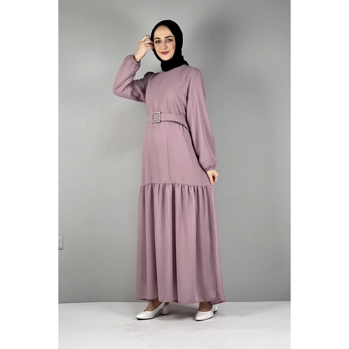 Moda Çizgi Tesettür Elbise