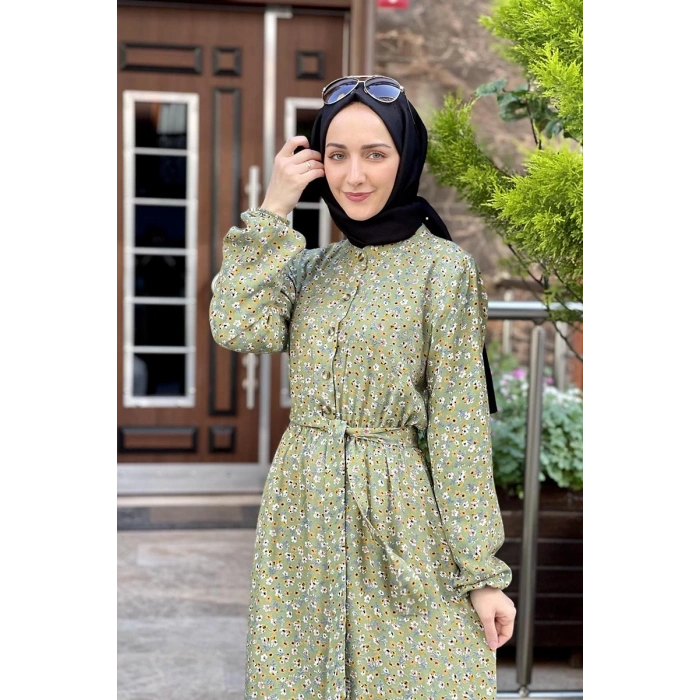 Moda Çizgi Tesettür Elbise