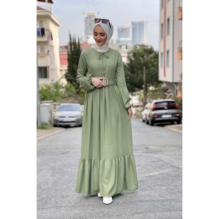 Moda Çizgi Tesettür Elbise