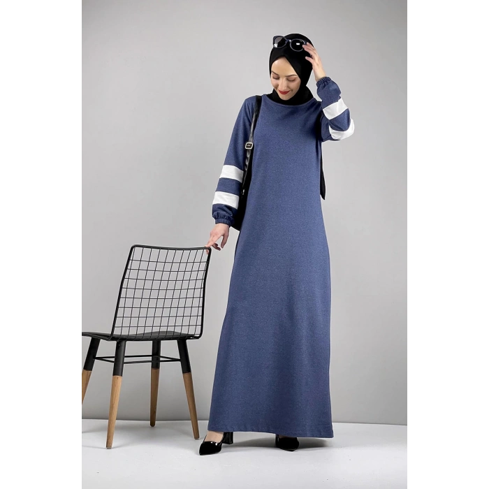 Moda Çizgi Tesettür Elbise