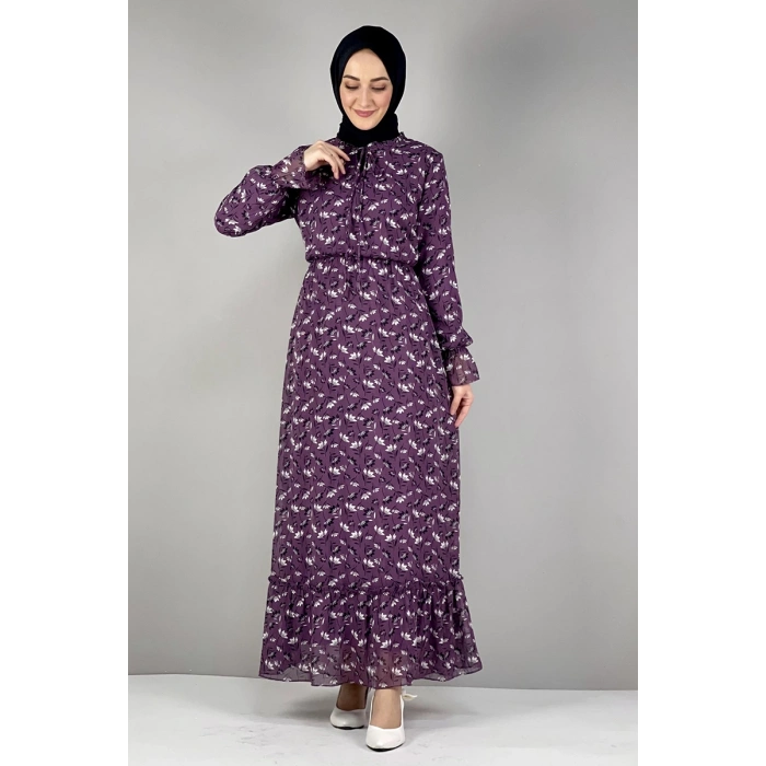 Moda Çizgi Tesettür Elbise