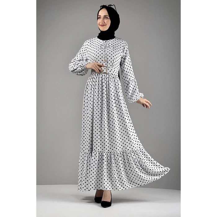 Moda Çizgi Tesettür Elbise