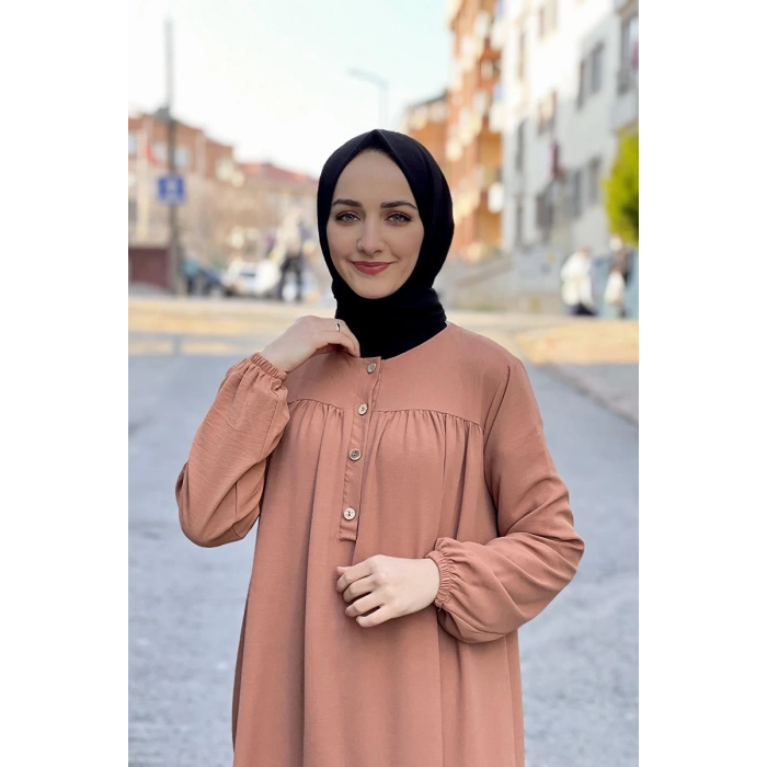 Moda Çizgi Tesettür Elbise