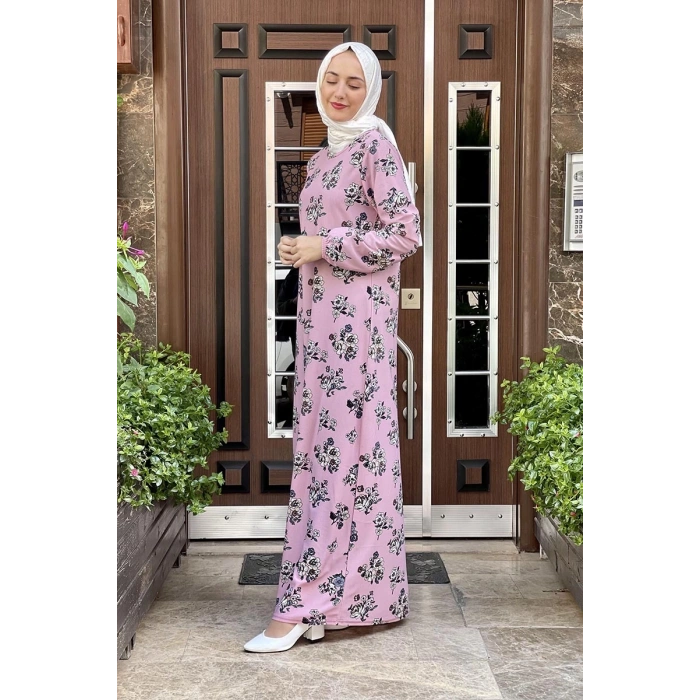 Moda Çizgi Tesettür Elbise