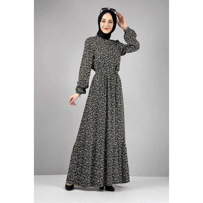 Moda Çizgi Tesettür Elbise