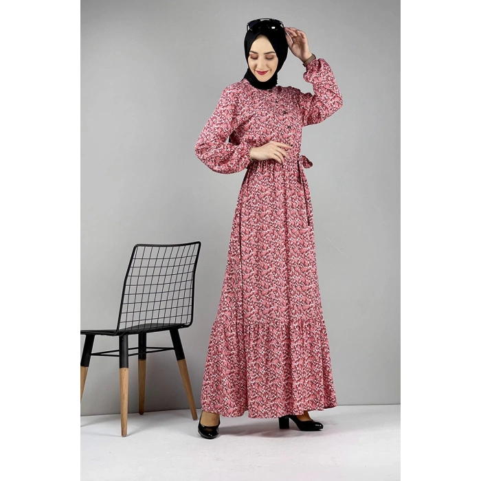 Moda Çizgi Tesettür Elbise