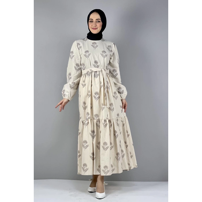 Moda Çizgi Tesettür Elbise