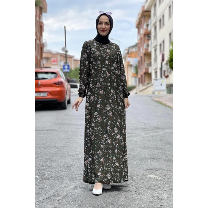 Moda Çizgi Tesettür Elbise