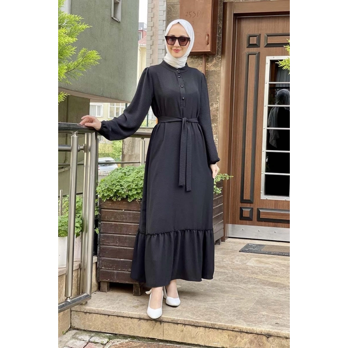 Moda Çizgi Tesettür Elbise