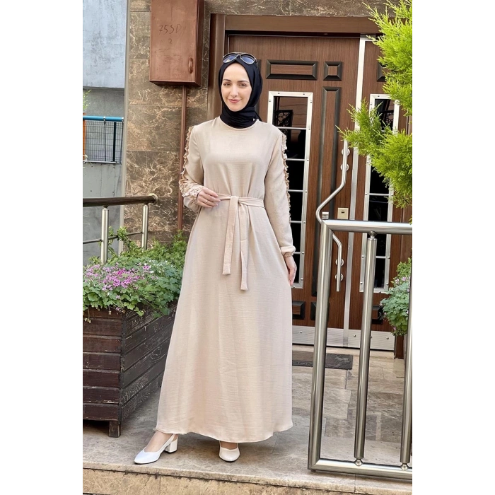 Moda Çizgi Tesettür Elbise