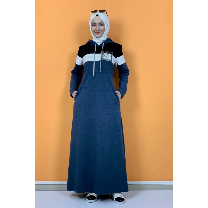 Moda Çizgi Tesettür Elbise