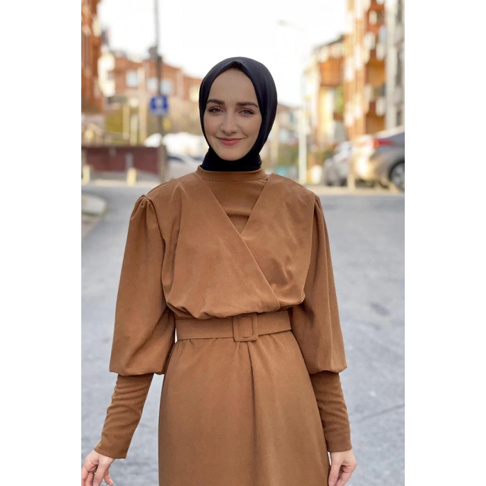 Moda Çizgi Tesettür Elbise
