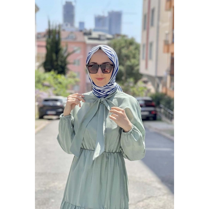 Moda Çizgi Tesettür Elbise