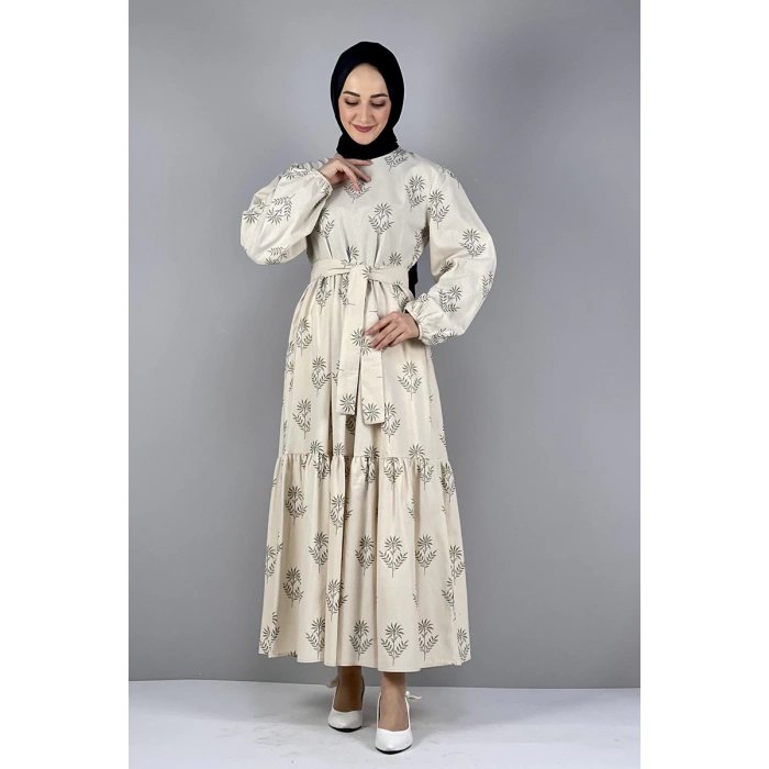 Moda Çizgi Tesettür Elbise