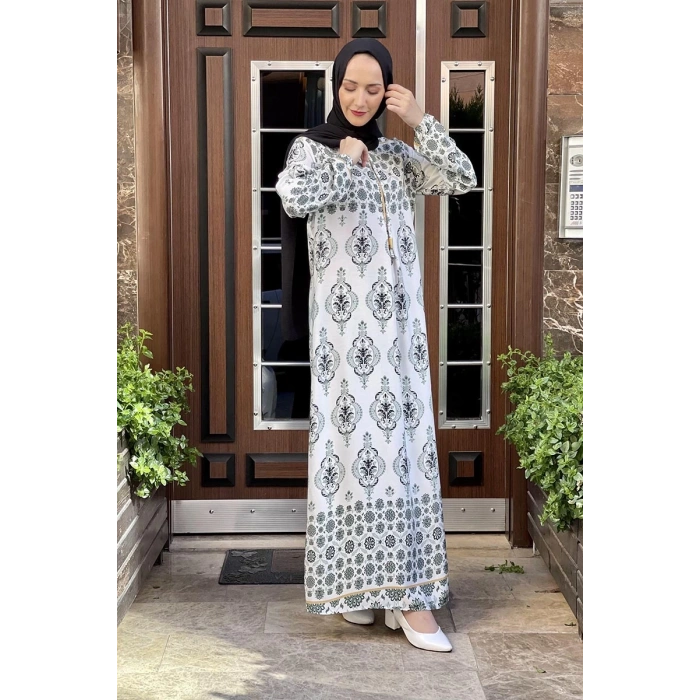 Moda Çizgi Tesettür Elbise