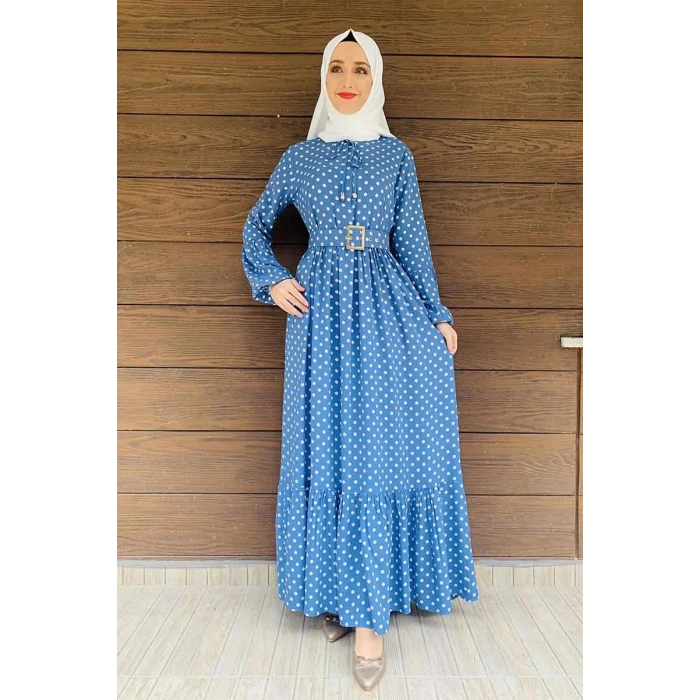 Moda Çizgi Tesettür Elbise