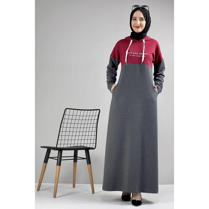 Moda Çizgi Tesettür Elbise