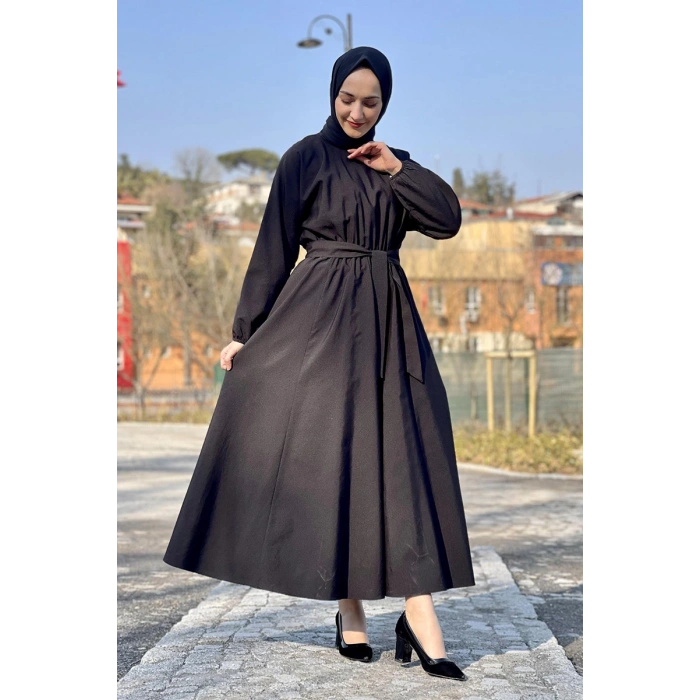 Moda Çizgi Tesettür Elbise