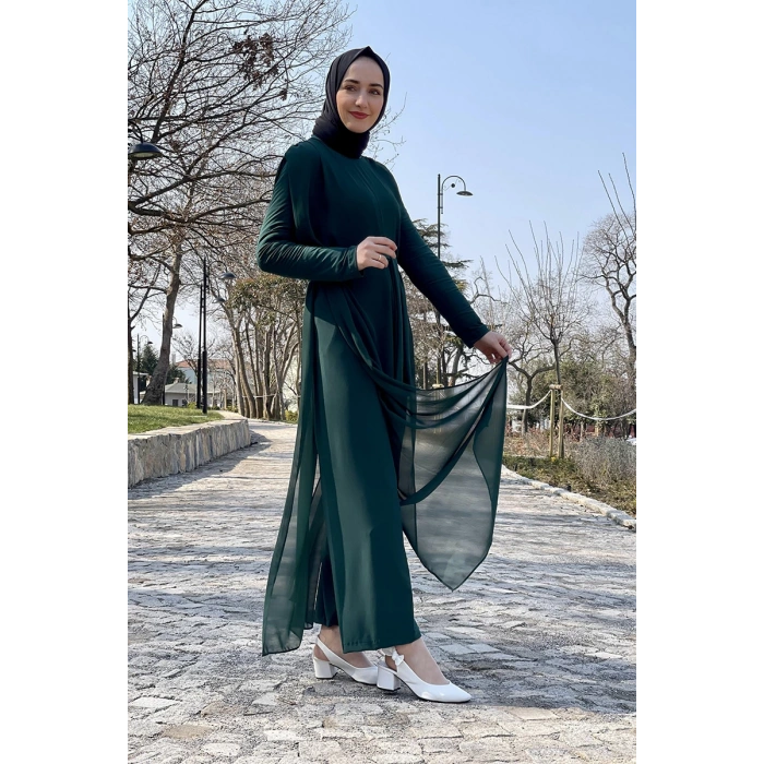 Moda Çizgi Tesettür Elbise