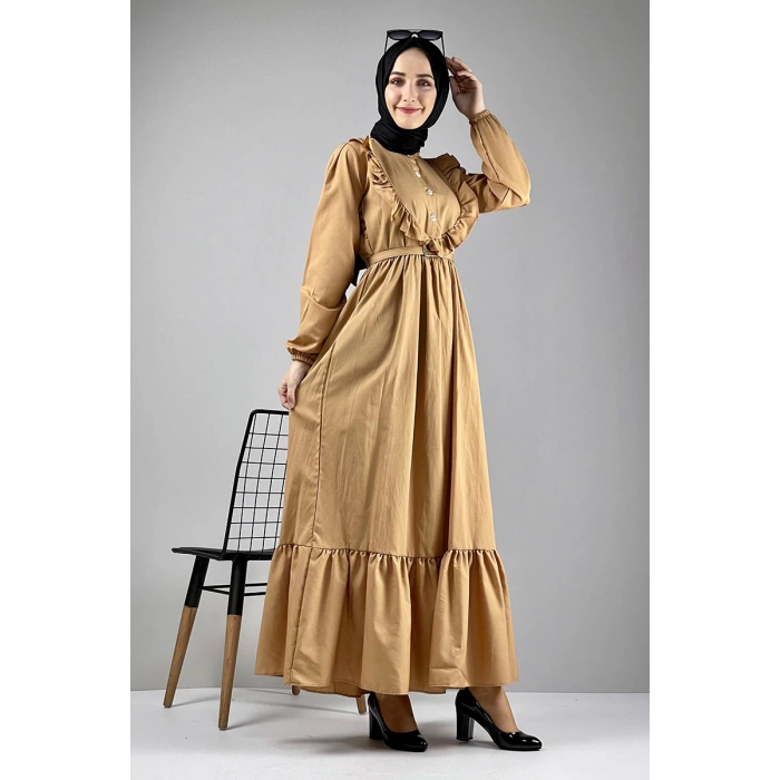 Moda Çizgi Tesettür Elbise