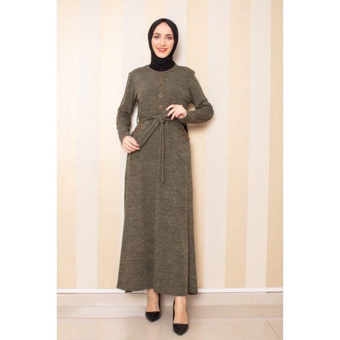 Moda Çizgi Tesettür Elbise