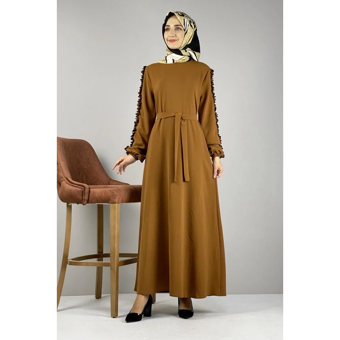 Moda Çizgi Tesettür Elbise