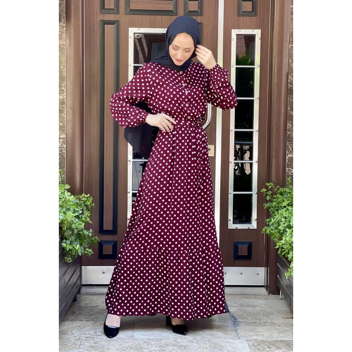 Moda Çizgi Tesettür Elbise