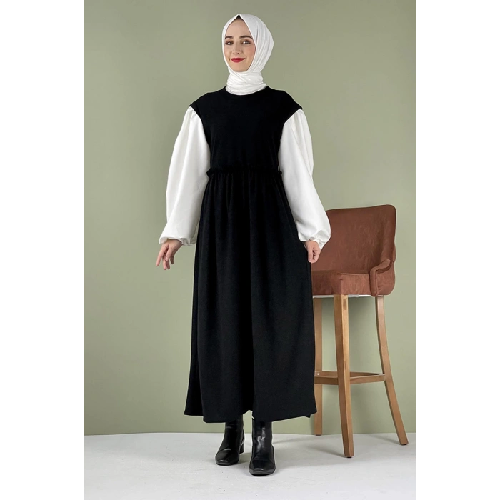 Moda Çizgi Tesettür Elbise