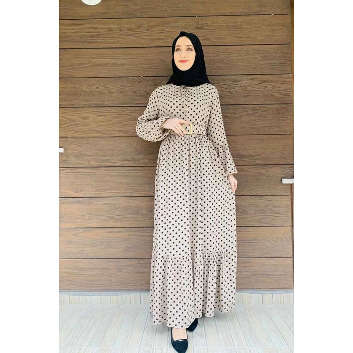 Moda Çizgi Tesettür Elbise