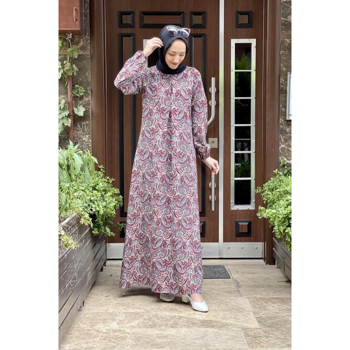 Moda Çizgi Tesettür Elbise