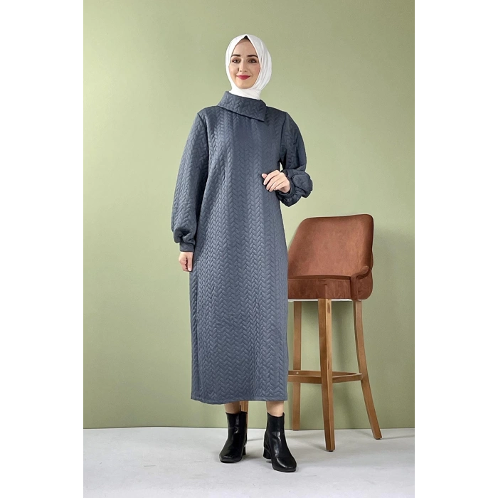 Moda Çizgi Tesettür Elbise