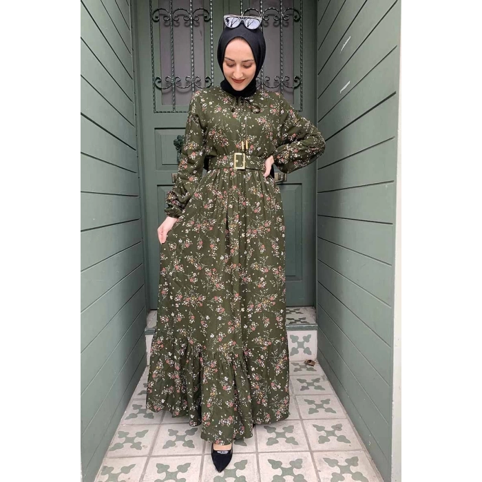 Moda Çizgi Tesettür Elbise