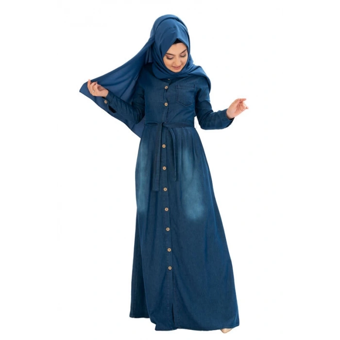 Moda Çizgi Tesettür Elbise