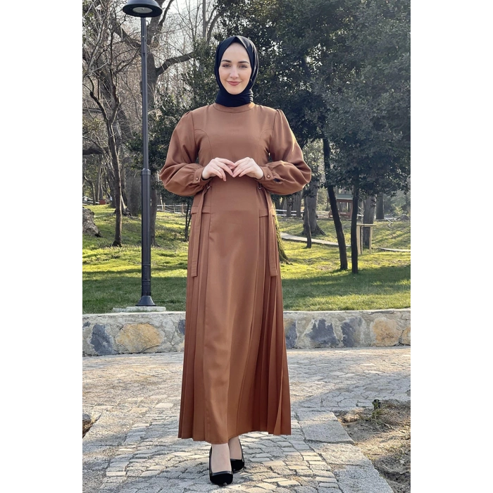 Moda Çizgi Tesettür Elbise