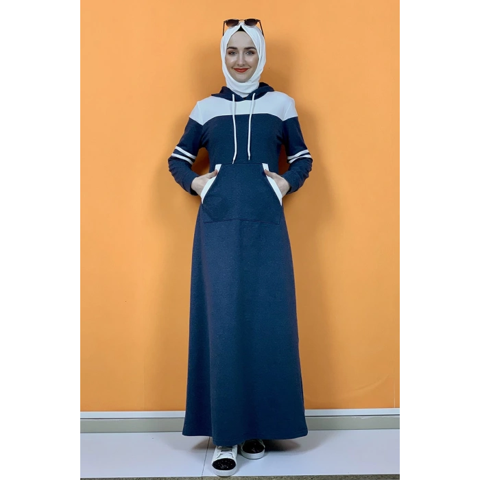 Moda Çizgi Tesettür Elbise