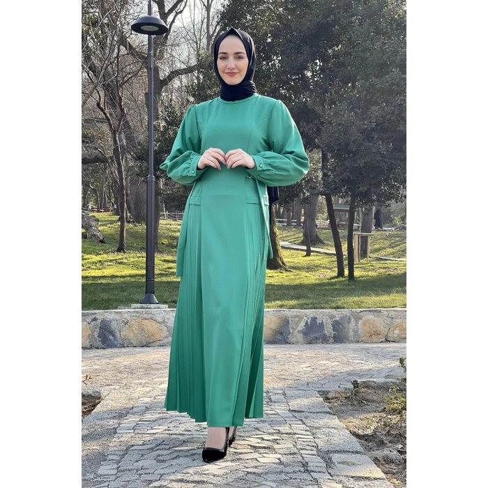 Moda Çizgi Tesettür Elbise