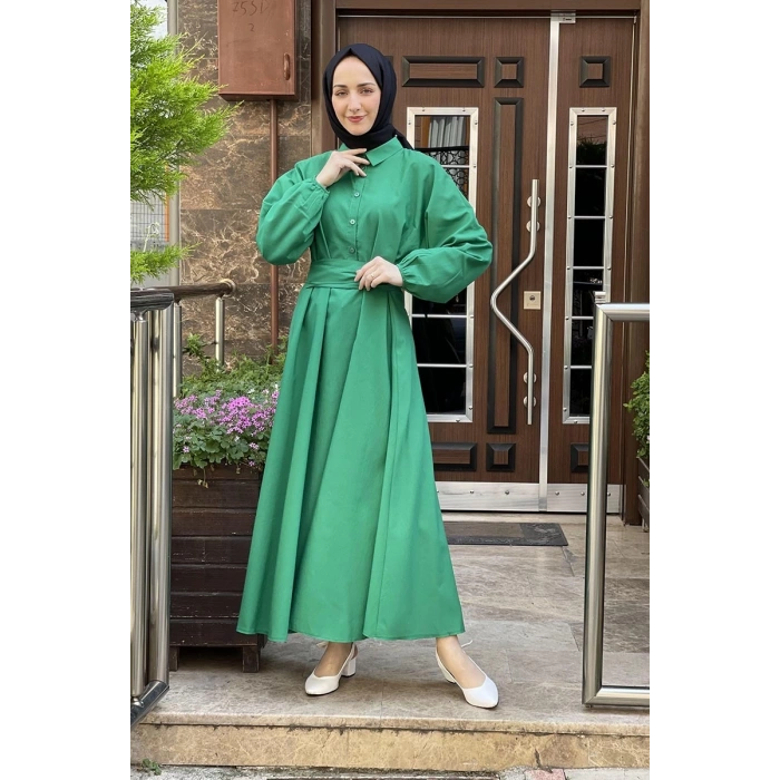 Moda Çizgi Tesettür Elbise