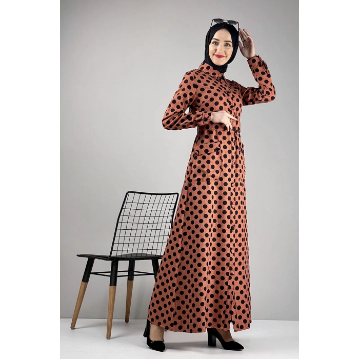 Moda Çizgi Tesettür Elbise