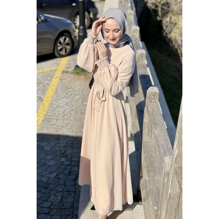 Moda Çizgi Tesettür Elbise