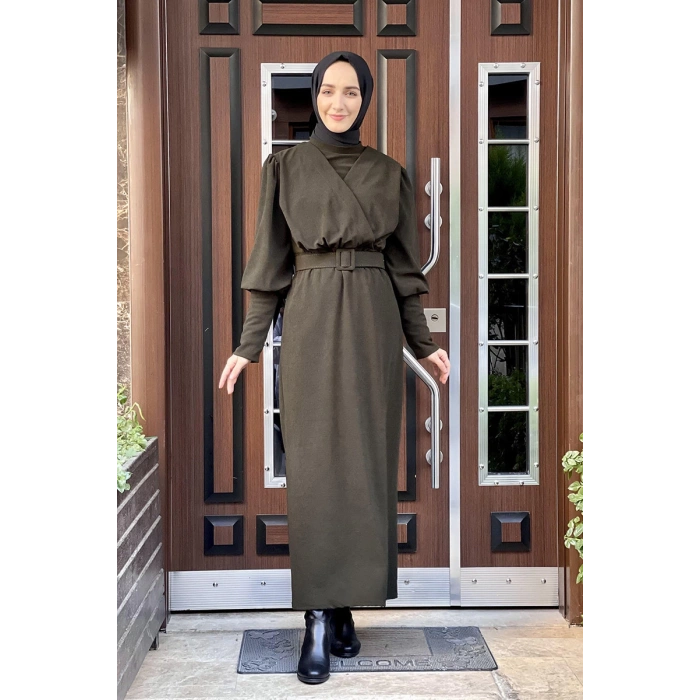 Moda Çizgi Tesettür Elbise