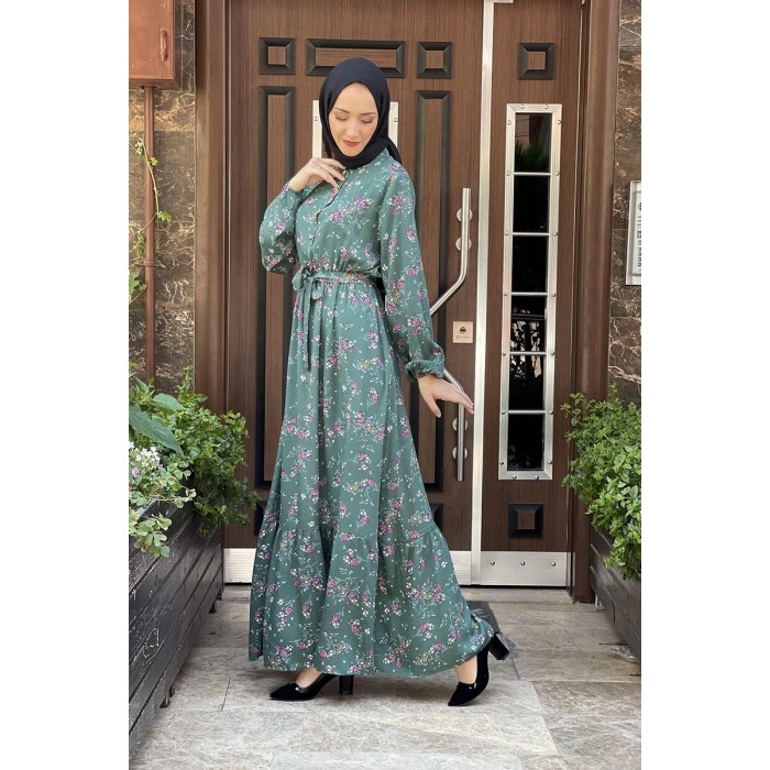 Moda Çizgi Tesettür Elbise