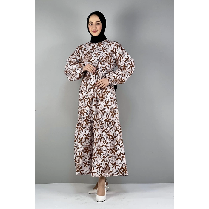 Moda Çizgi Tesettür Elbise
