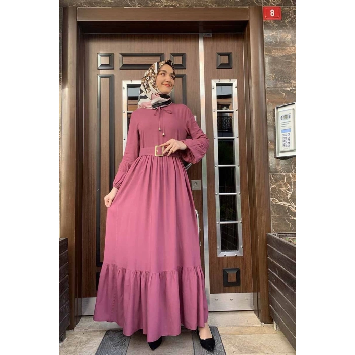 Moda Çizgi Tesettür Elbise