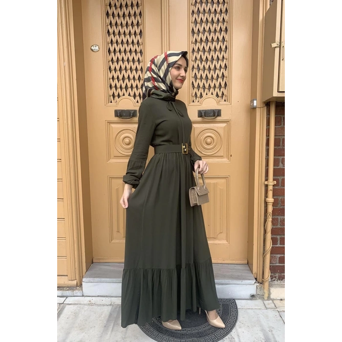 Moda Çizgi Tesettür Elbise