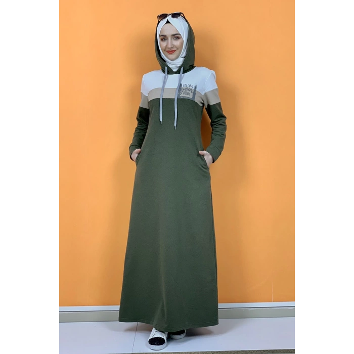 Moda Çizgi Tesettür Elbise