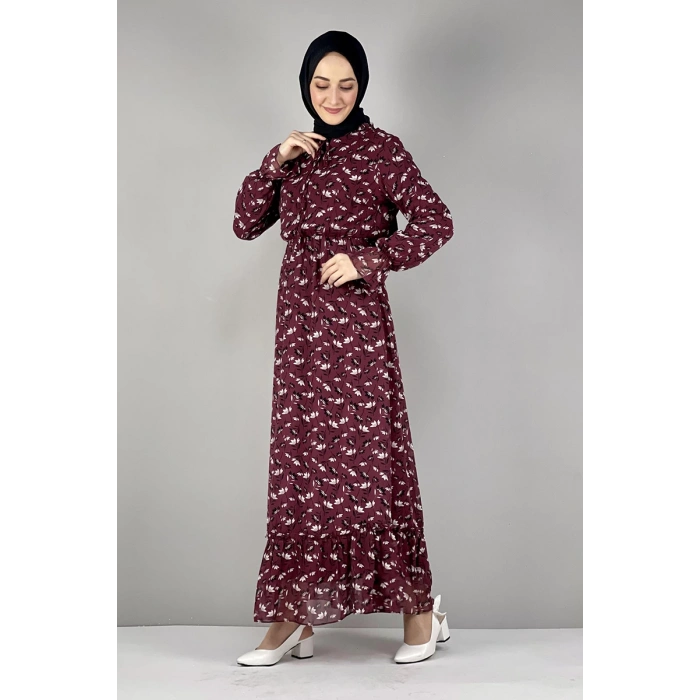 Moda Çizgi Tesettür Elbise