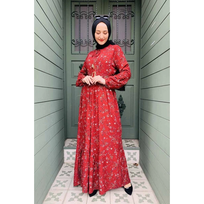 Moda Çizgi Tesettür Elbise