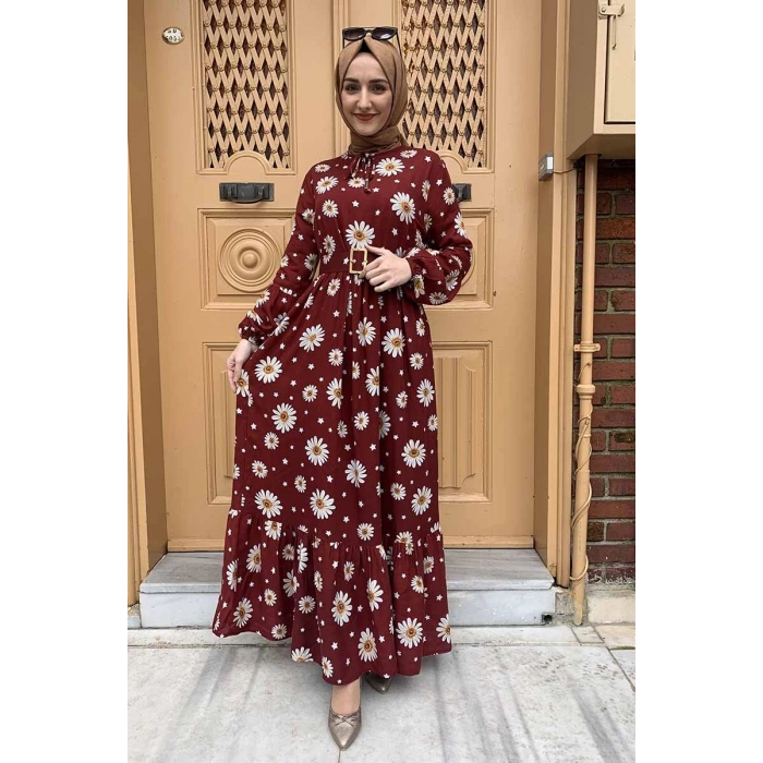 Moda Çizgi Tesettür Elbise