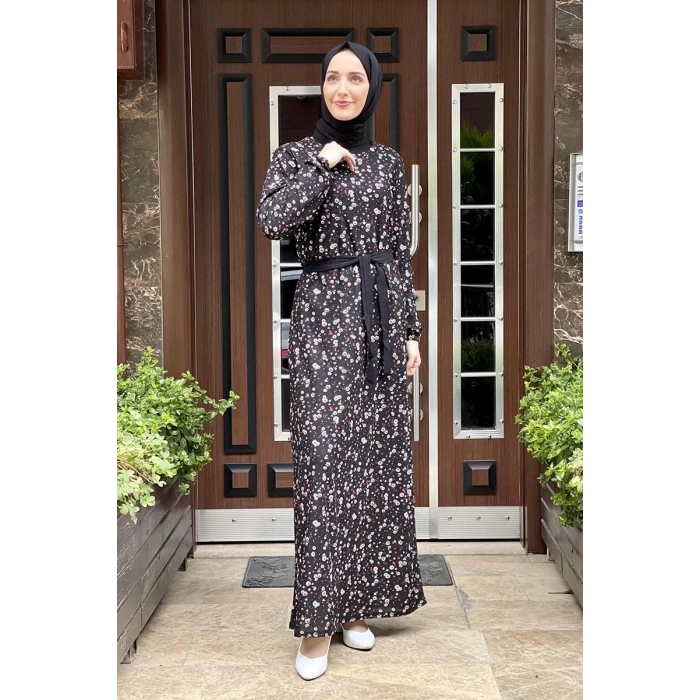 Moda Çizgi Tesettür Elbise