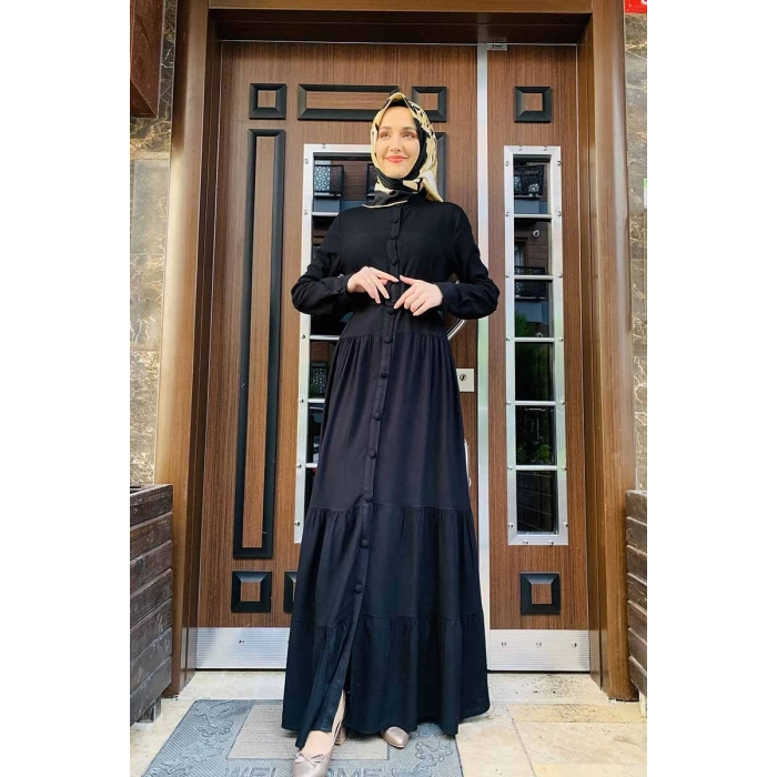 Moda Çizgi Tesettür Elbise